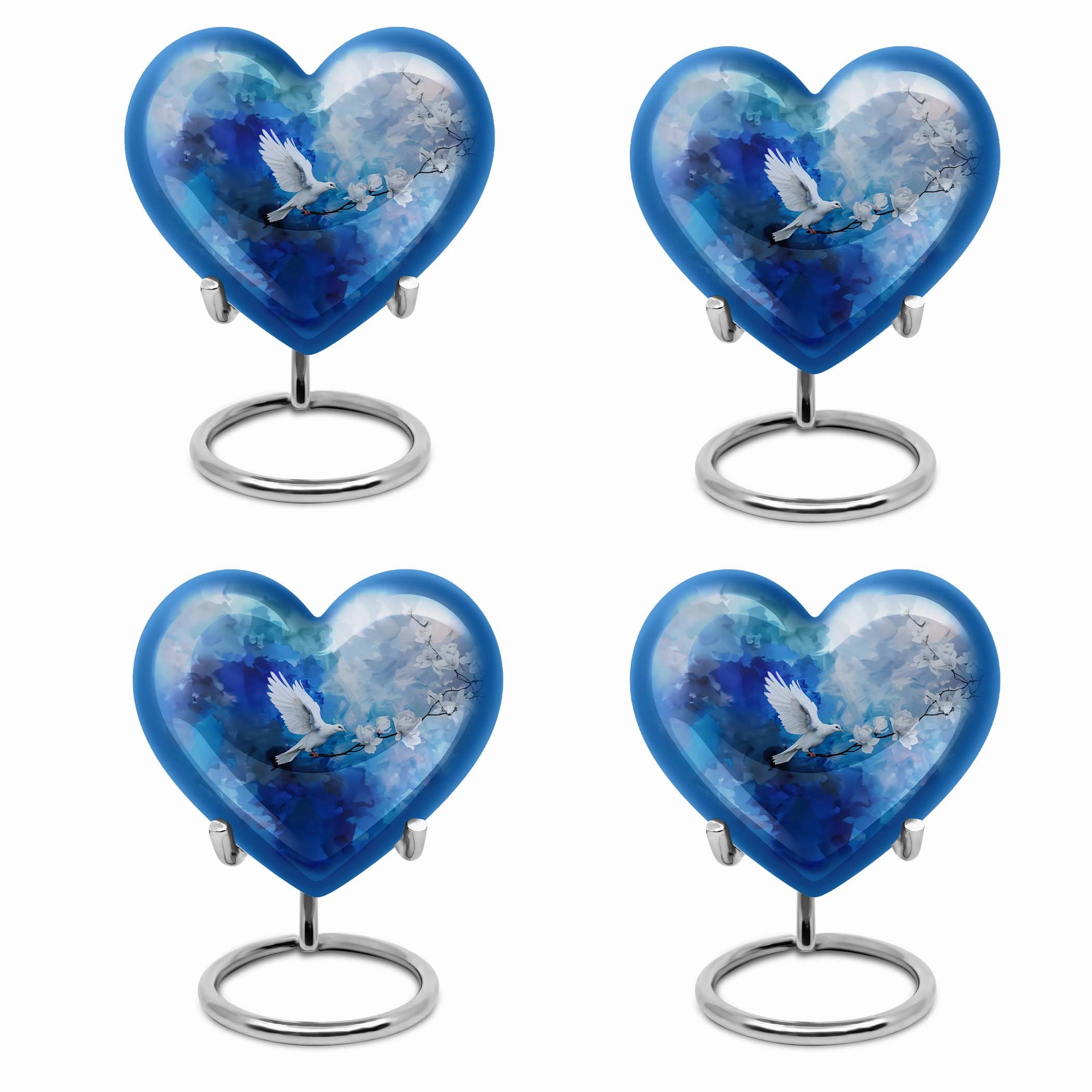 Serenity Dove Embrace - A Dignified Funeral Urn For Memorial