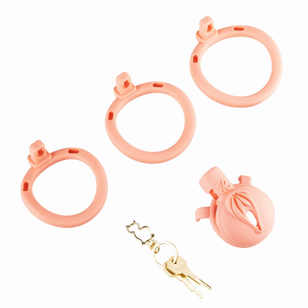 Sevanda Pink Pride Lockable Vulva Chastity Cage