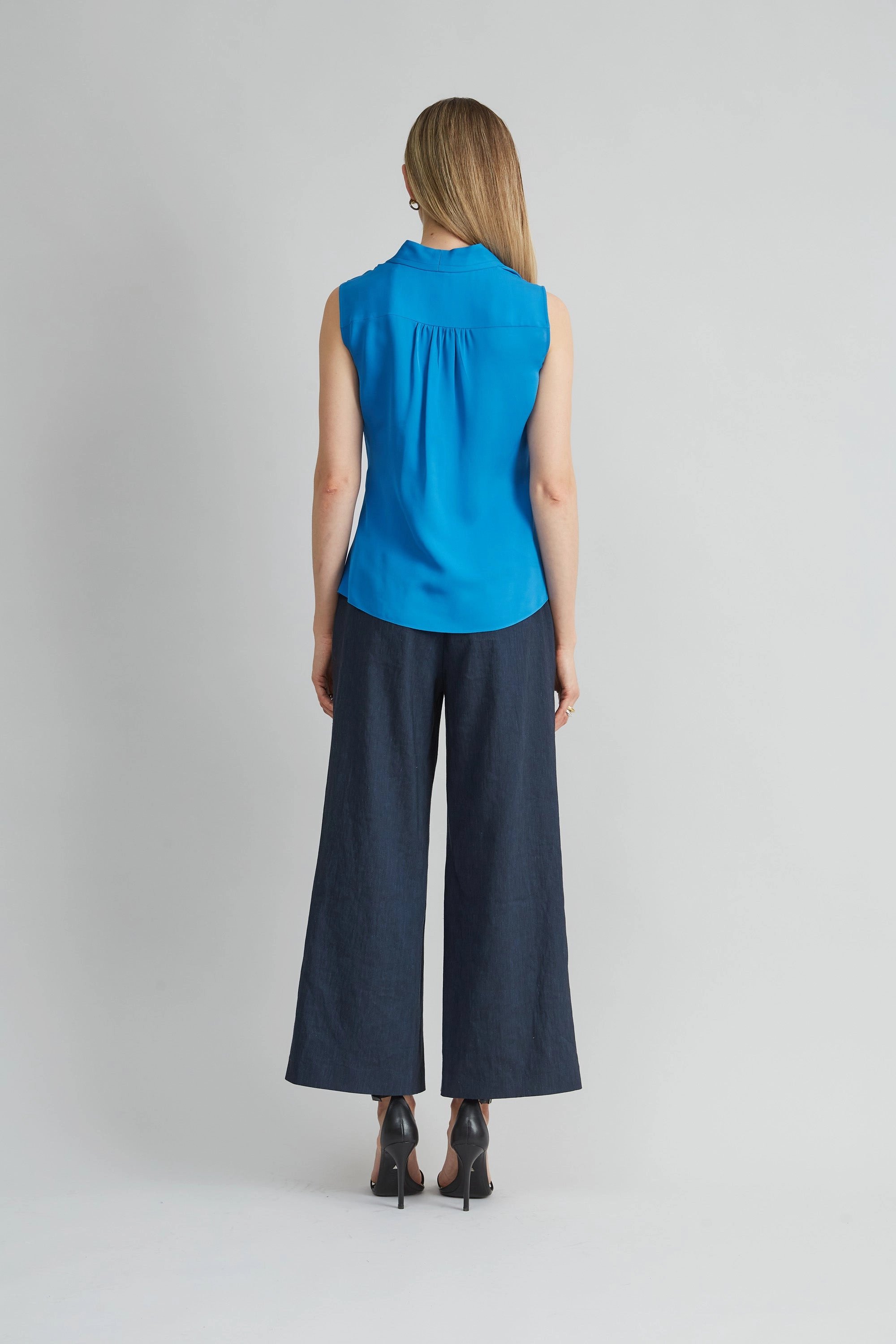 Silk Side Tie Shirt