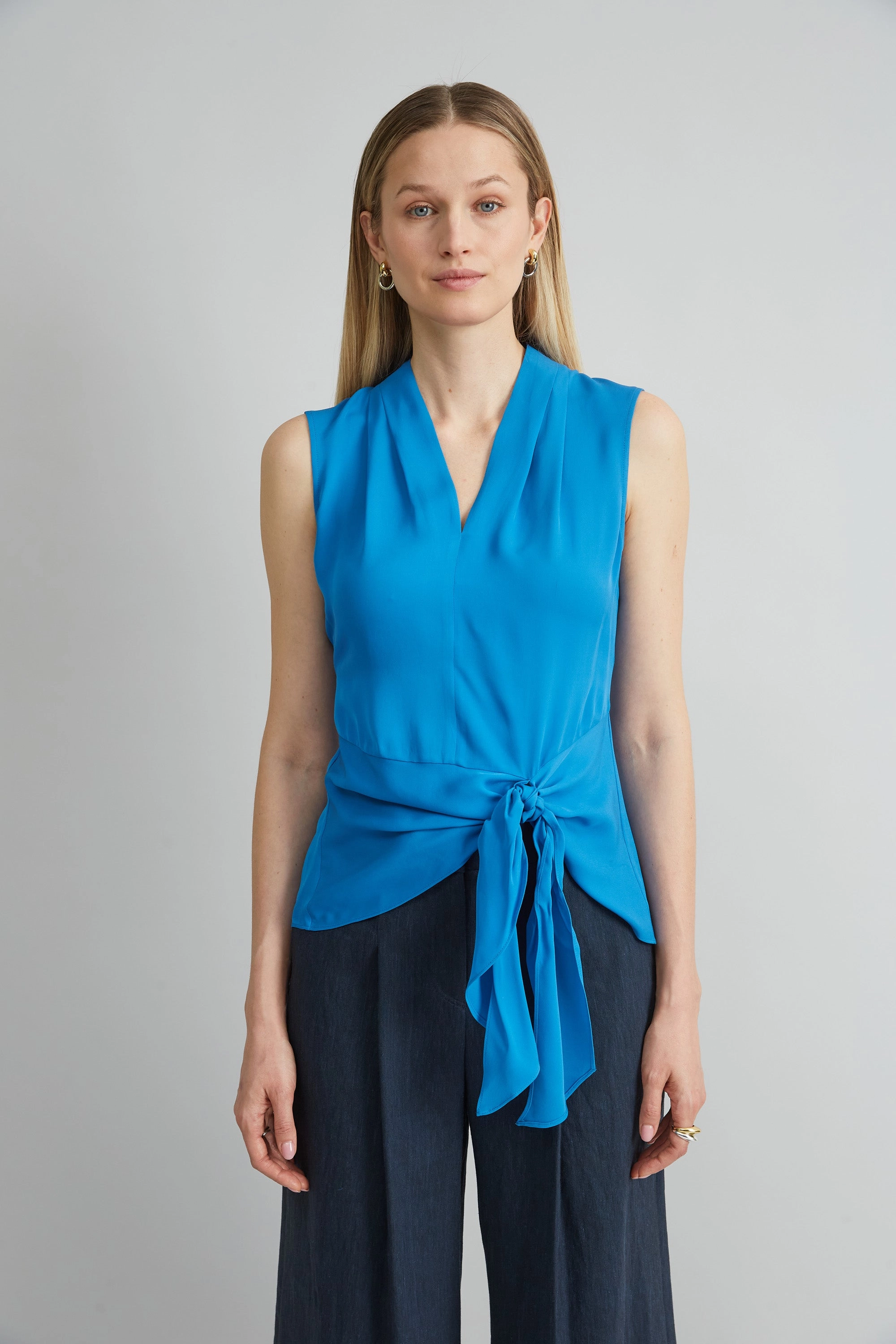 Silk Side Tie Shirt