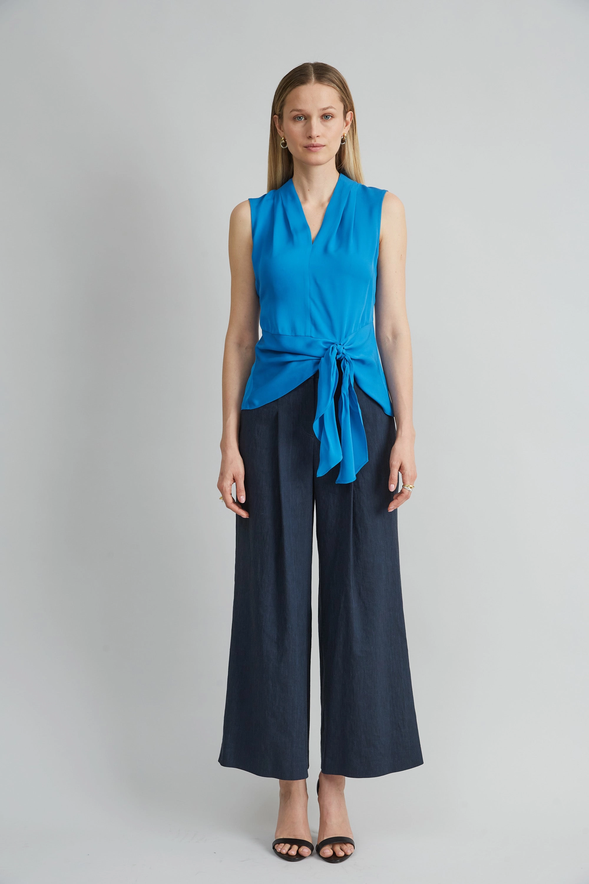 Silk Side Tie Shirt