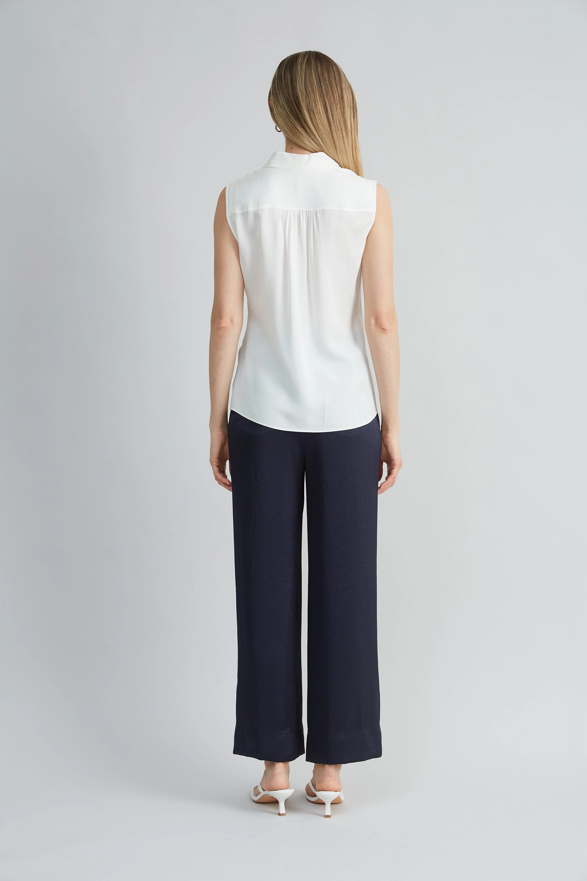 Silk Side Tie Shirt