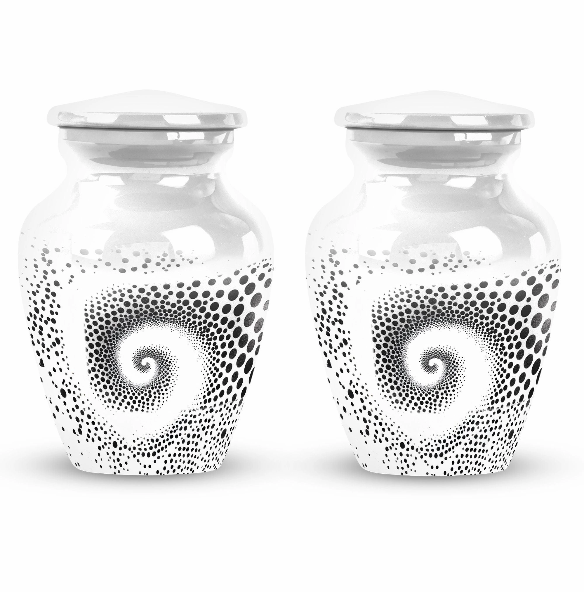 Spiral Ascendancy: Elegant Burial Urn for your Loved One's  Ashes