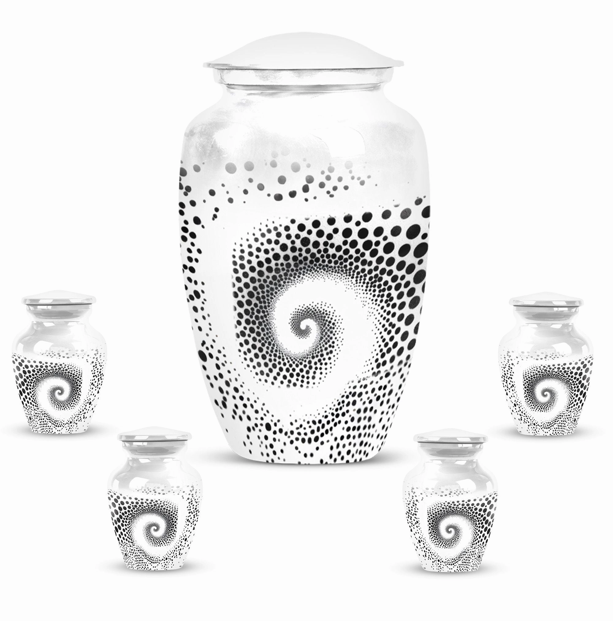 Spiral Ascendancy: Elegant Burial Urn for your Loved One's  Ashes