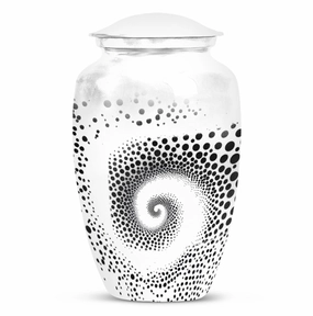 Spiral Ascendancy: Elegant Burial Urn for your Loved One's  Ashes