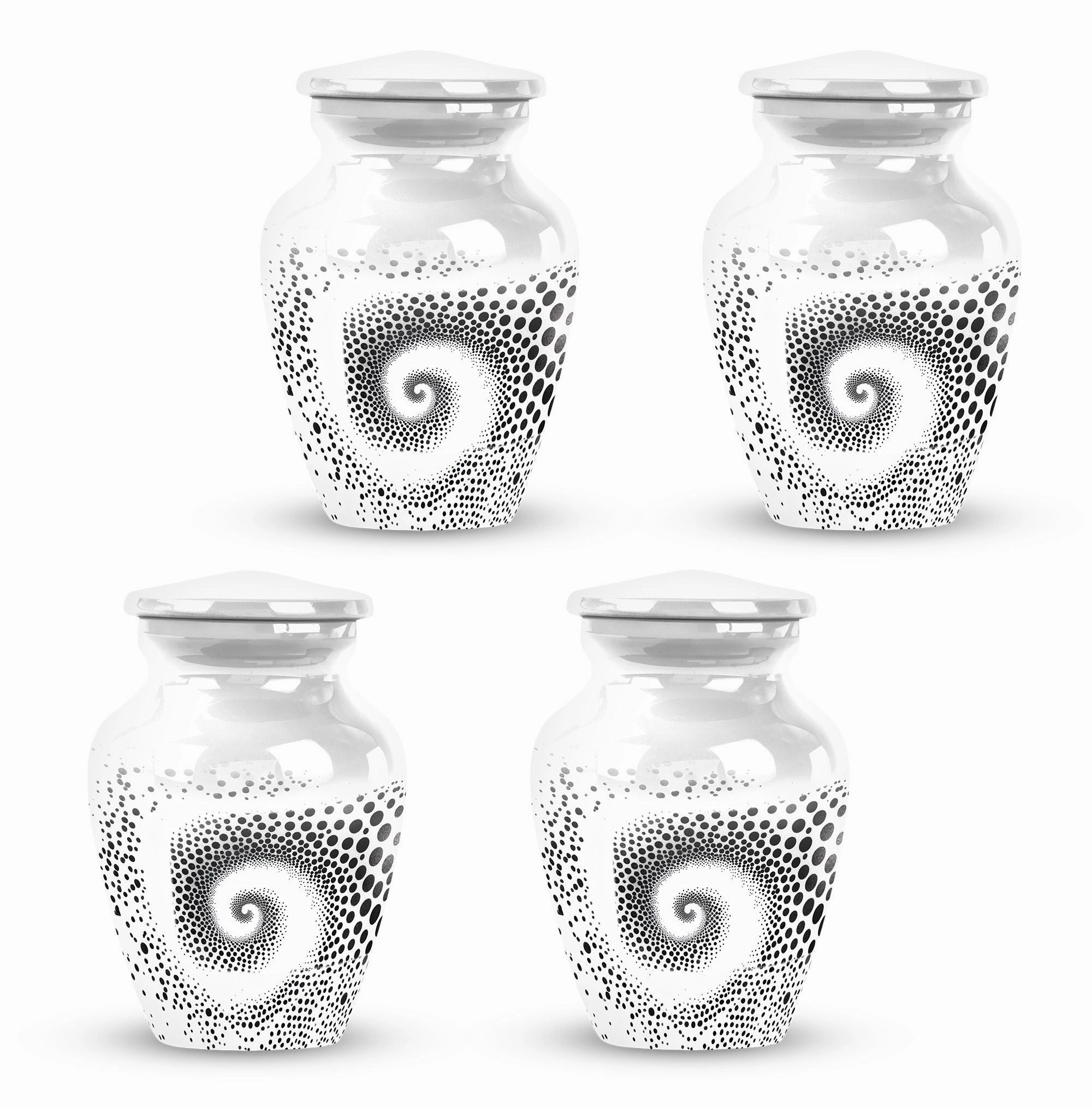 Spiral Ascendancy: Elegant Burial Urn for your Loved One's  Ashes