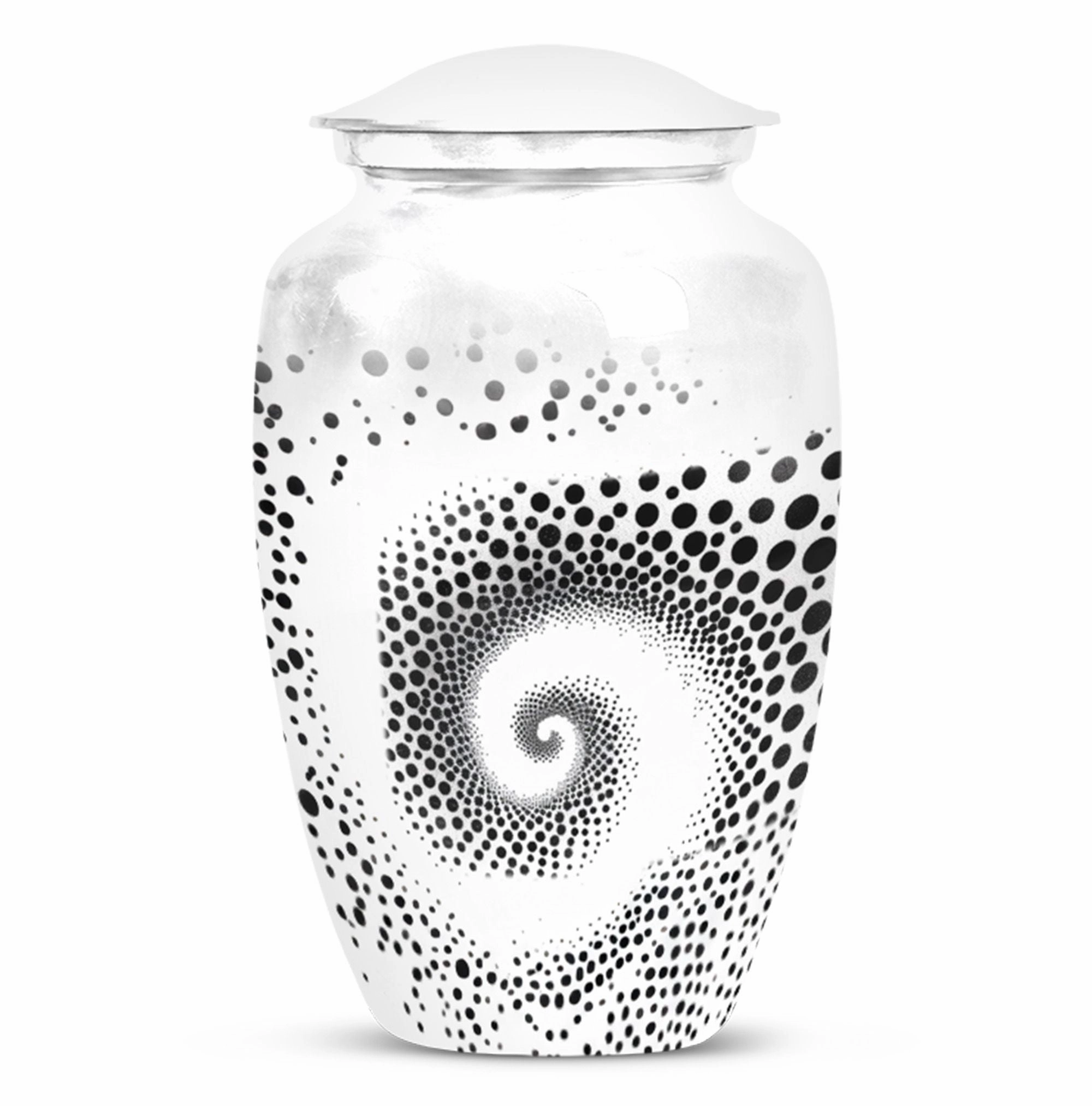Spiral Ascendancy: Elegant Burial Urn for your Loved One's  Ashes