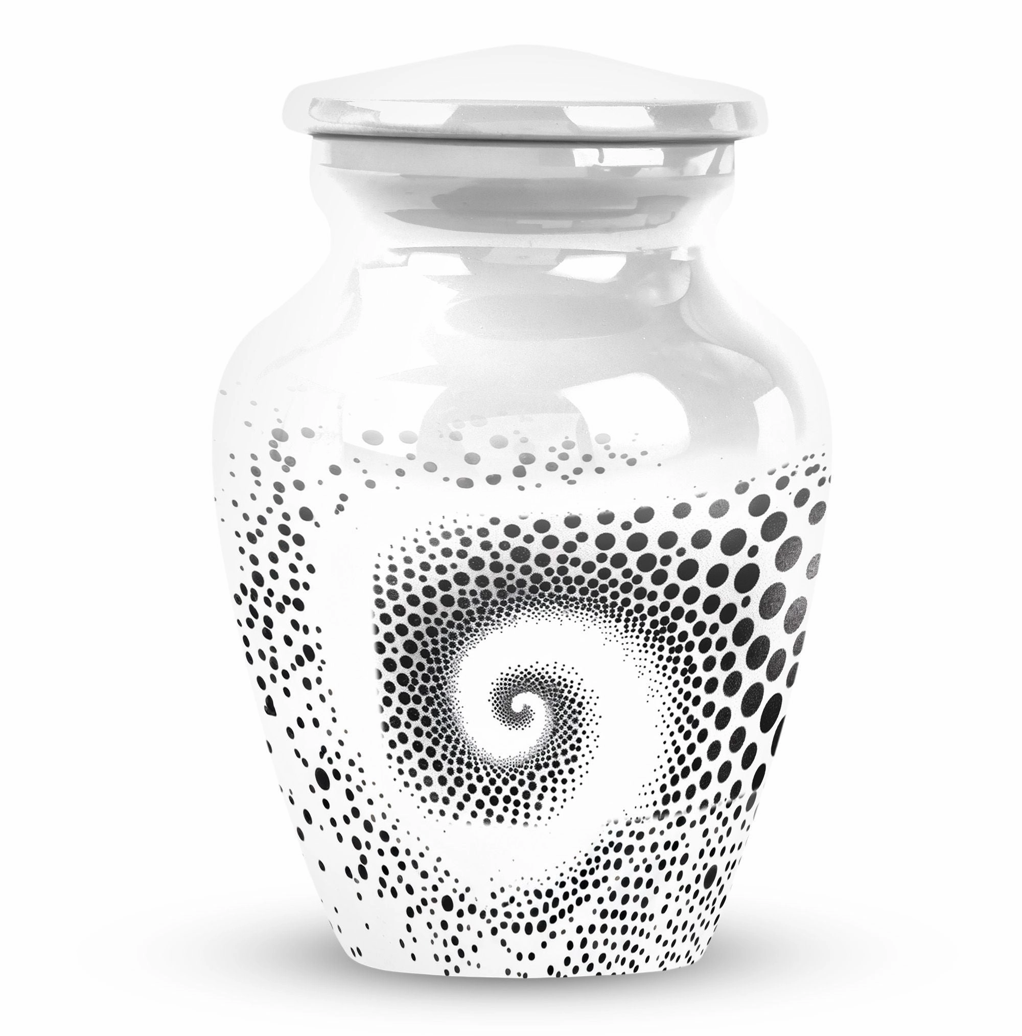 Spiral Ascendancy: Elegant Burial Urn for your Loved One's  Ashes