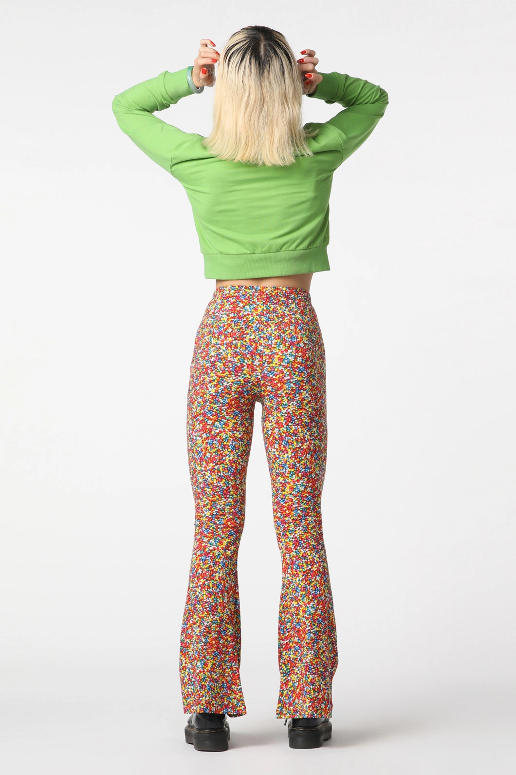 Sprinkle Cotton Flare Pant
