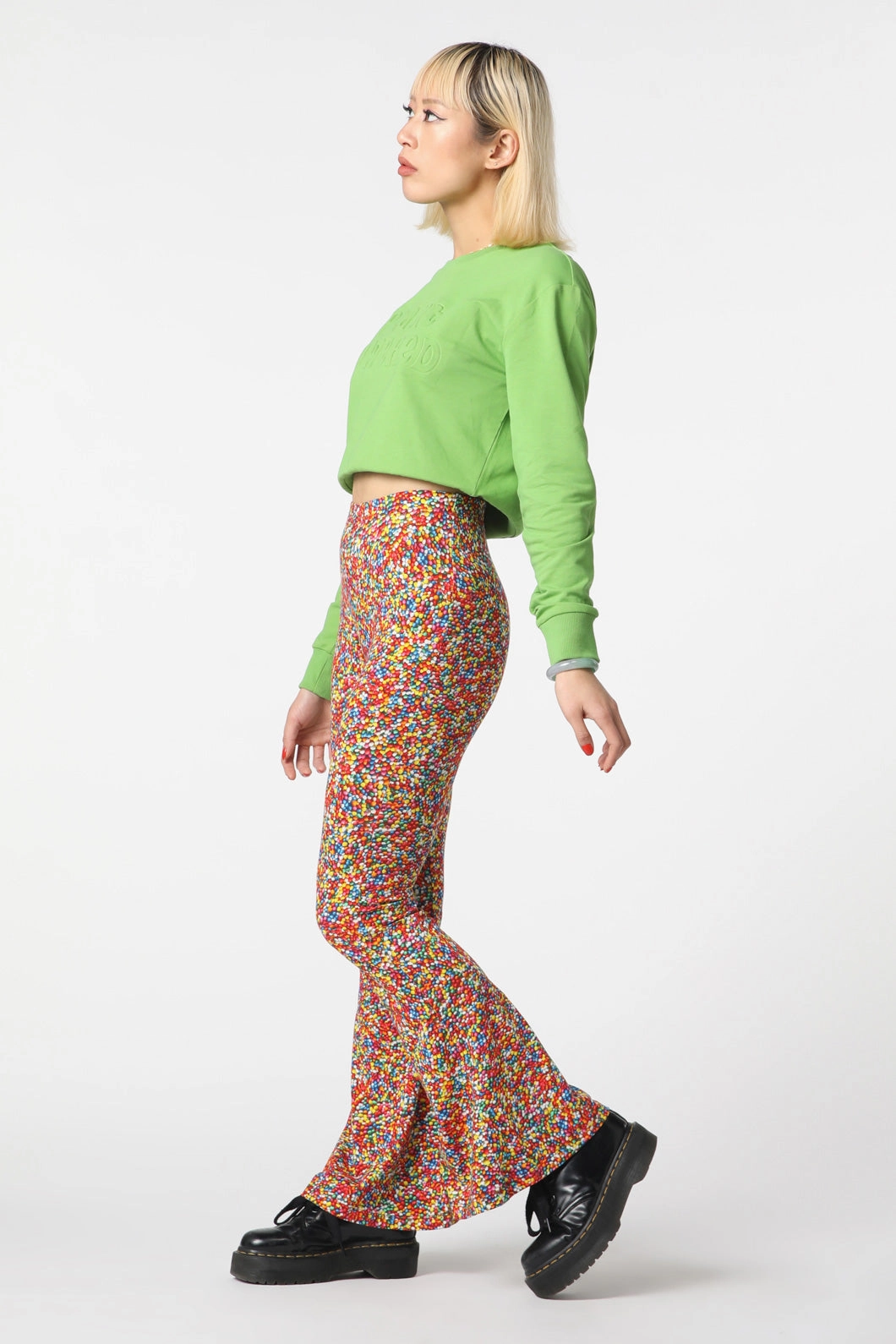 Sprinkle Cotton Flare Pant
