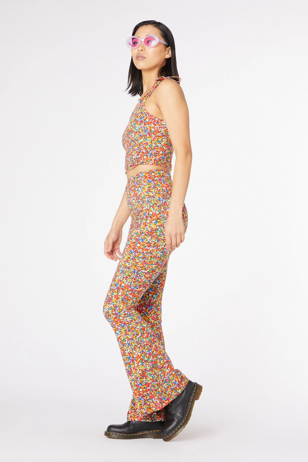 Sprinkle Cotton Flare Pant