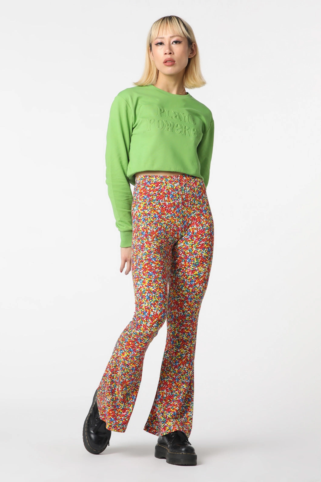 Sprinkle Cotton Flare Pant