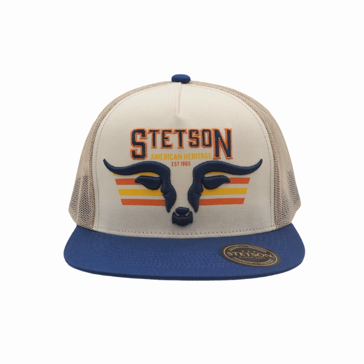 Stetson Longhorn Trucker Cap - Blue