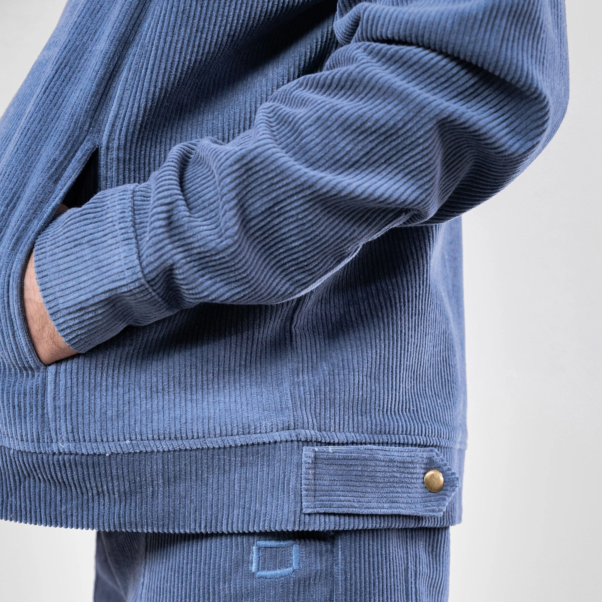 SUPERKICKS | CORDUROY JACKET { ESTATE BLUE