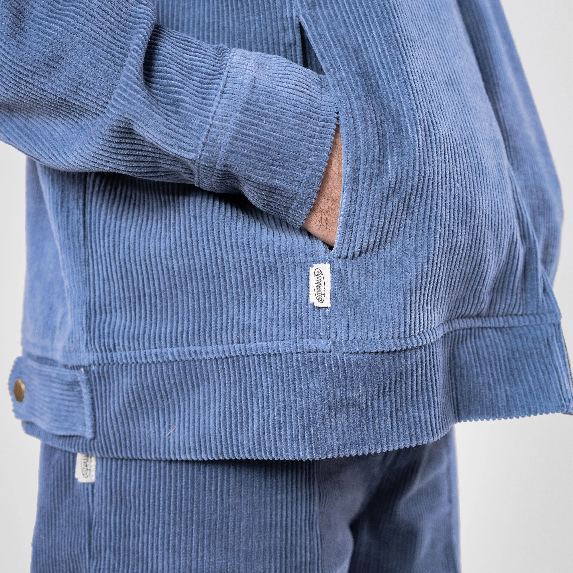 SUPERKICKS | CORDUROY JACKET { ESTATE BLUE
