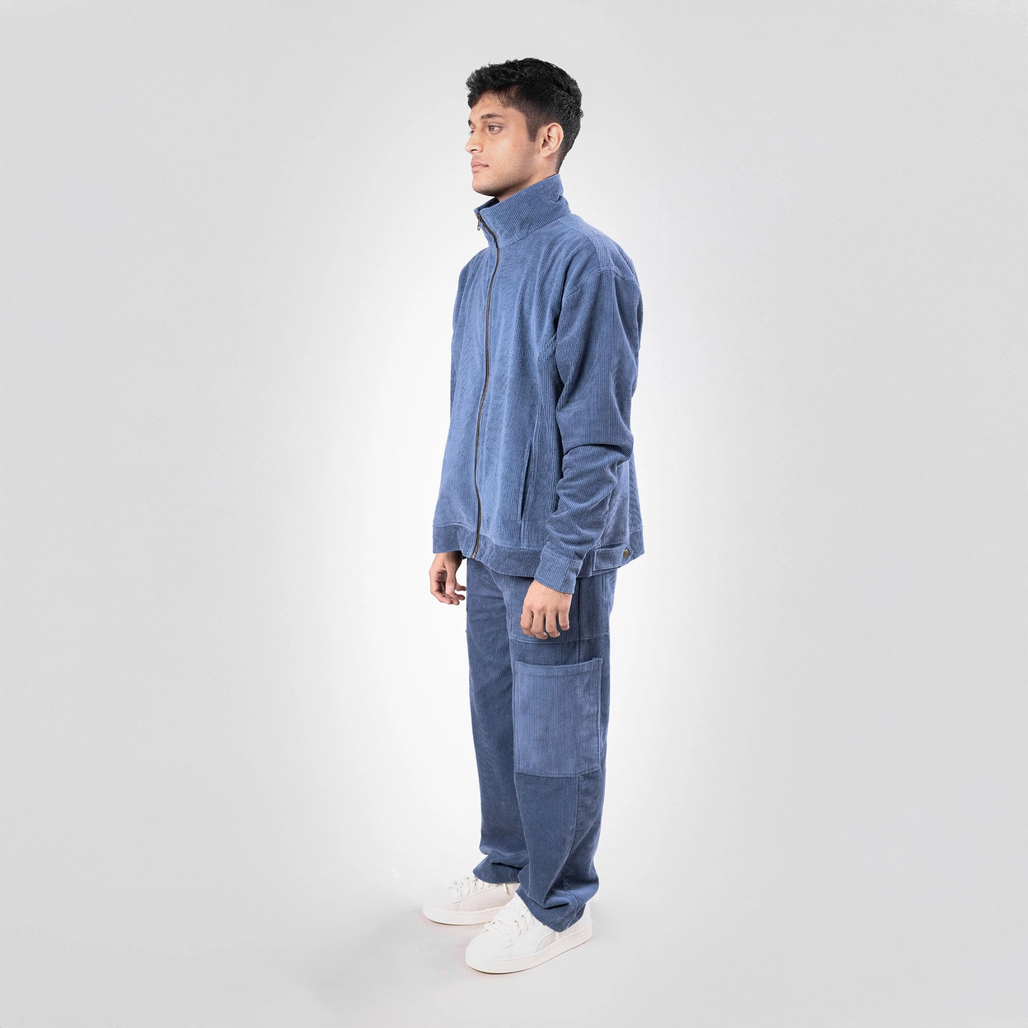 SUPERKICKS | CORDUROY JACKET { ESTATE BLUE