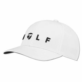 TaylorMade Lifestyle Logo Golf Cap White - 23 Men