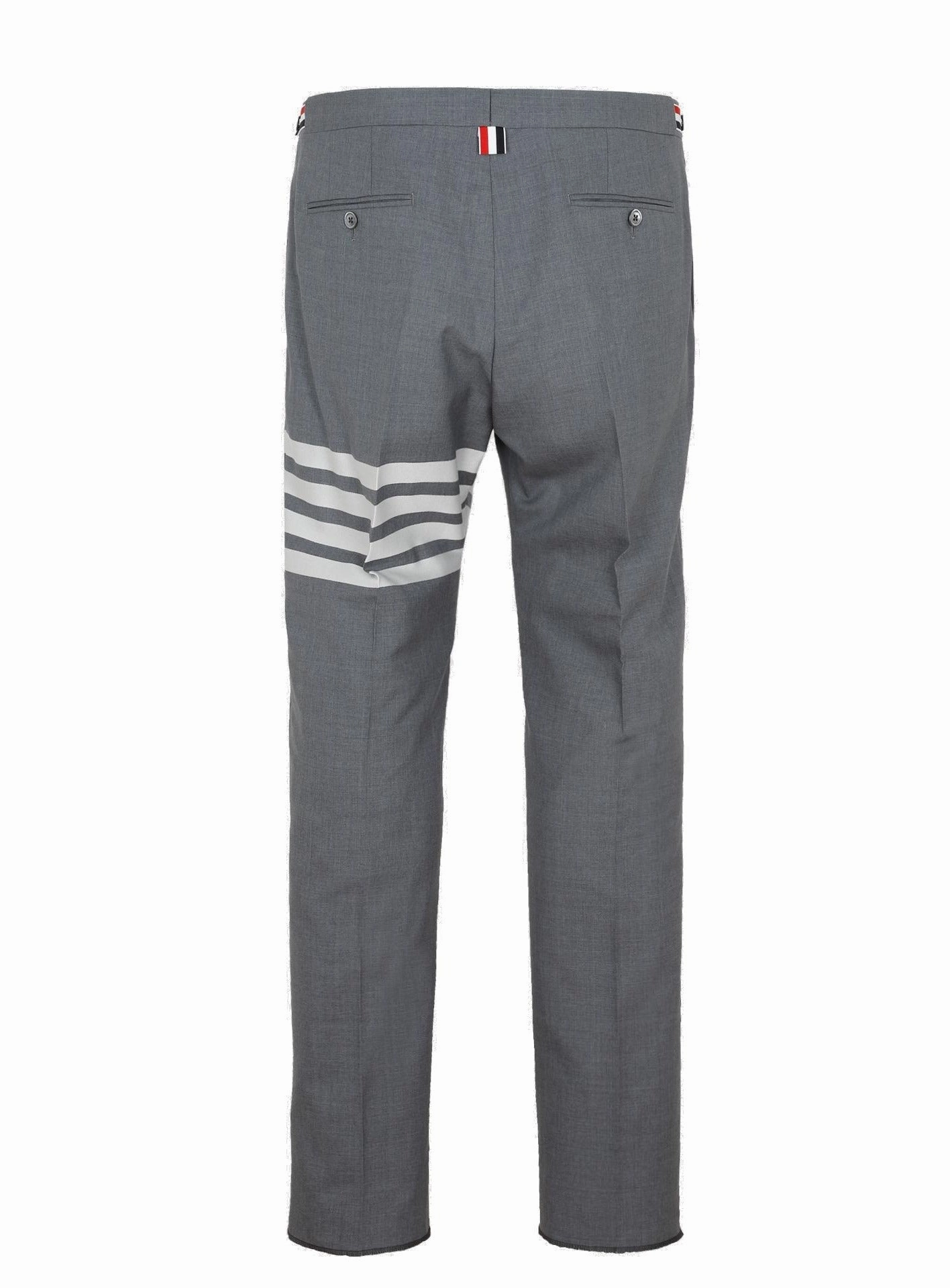 Thom Browne 4-Bar Striped Slim Cut Trousers
