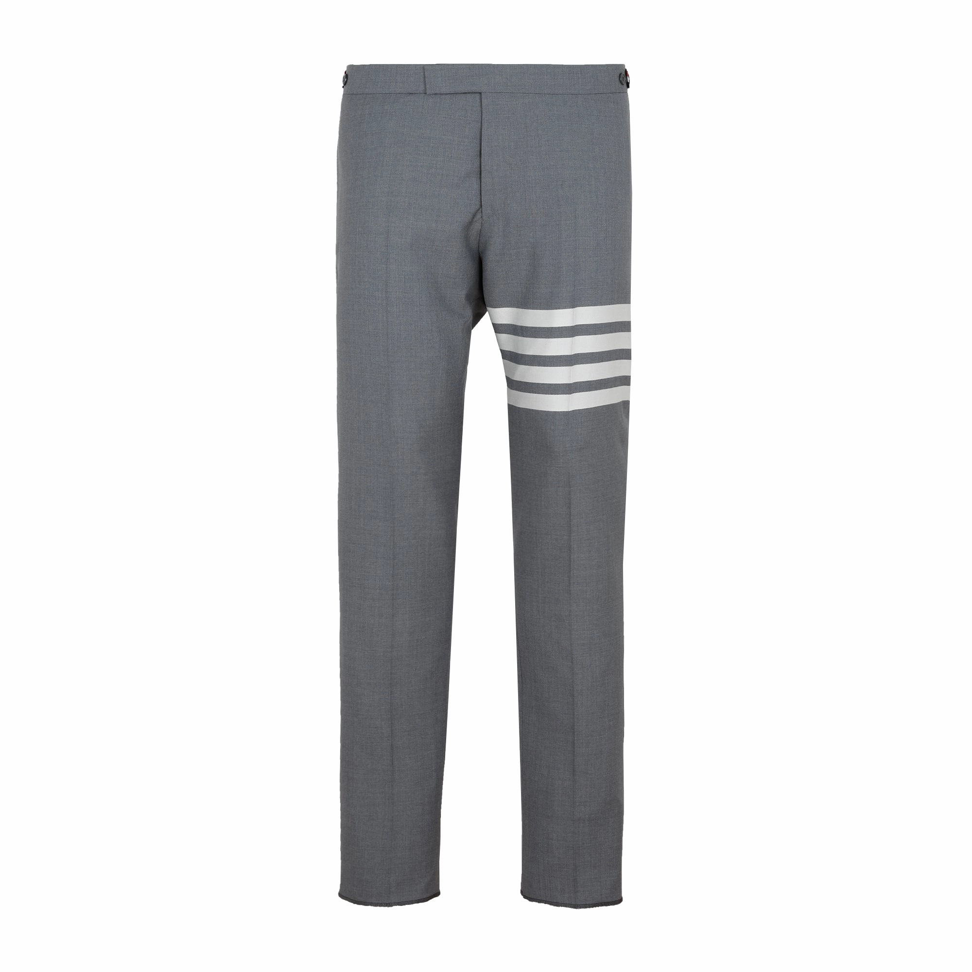 Thom Browne 4-Bar Striped Slim Cut Trousers