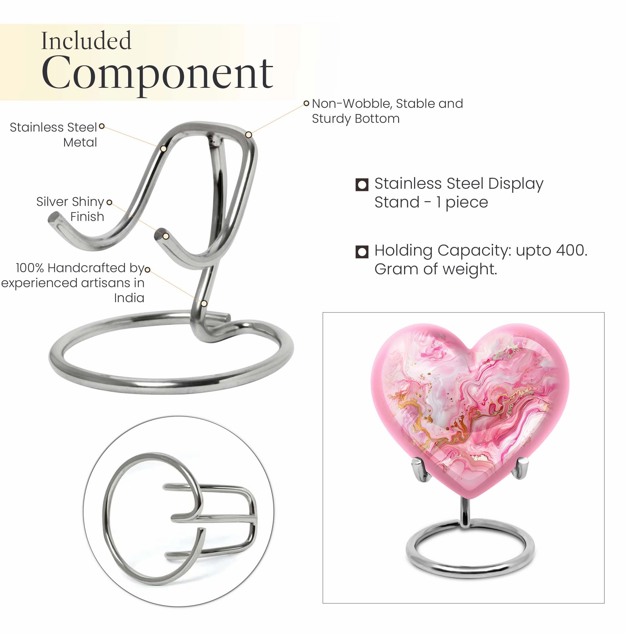 Vibrant Swirl Tribute: Adorned Cremation Urn for Cherished Women
