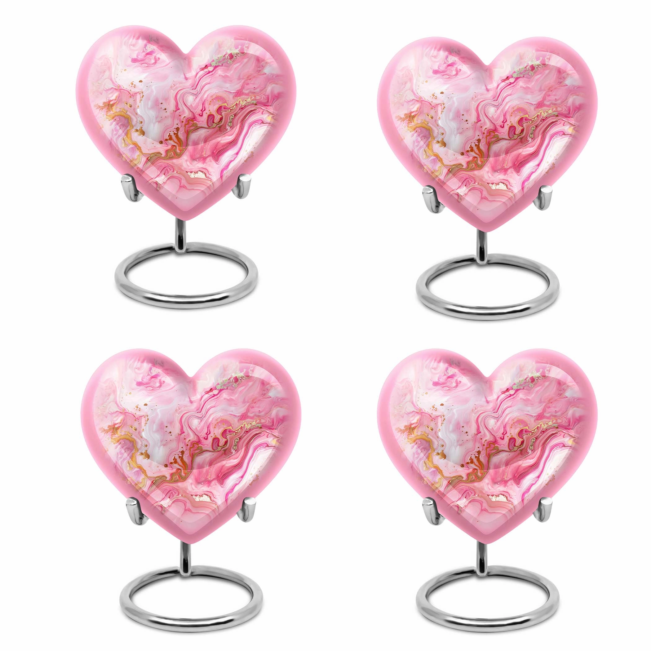 Vibrant Swirl Tribute: Adorned Cremation Urn for Cherished Women