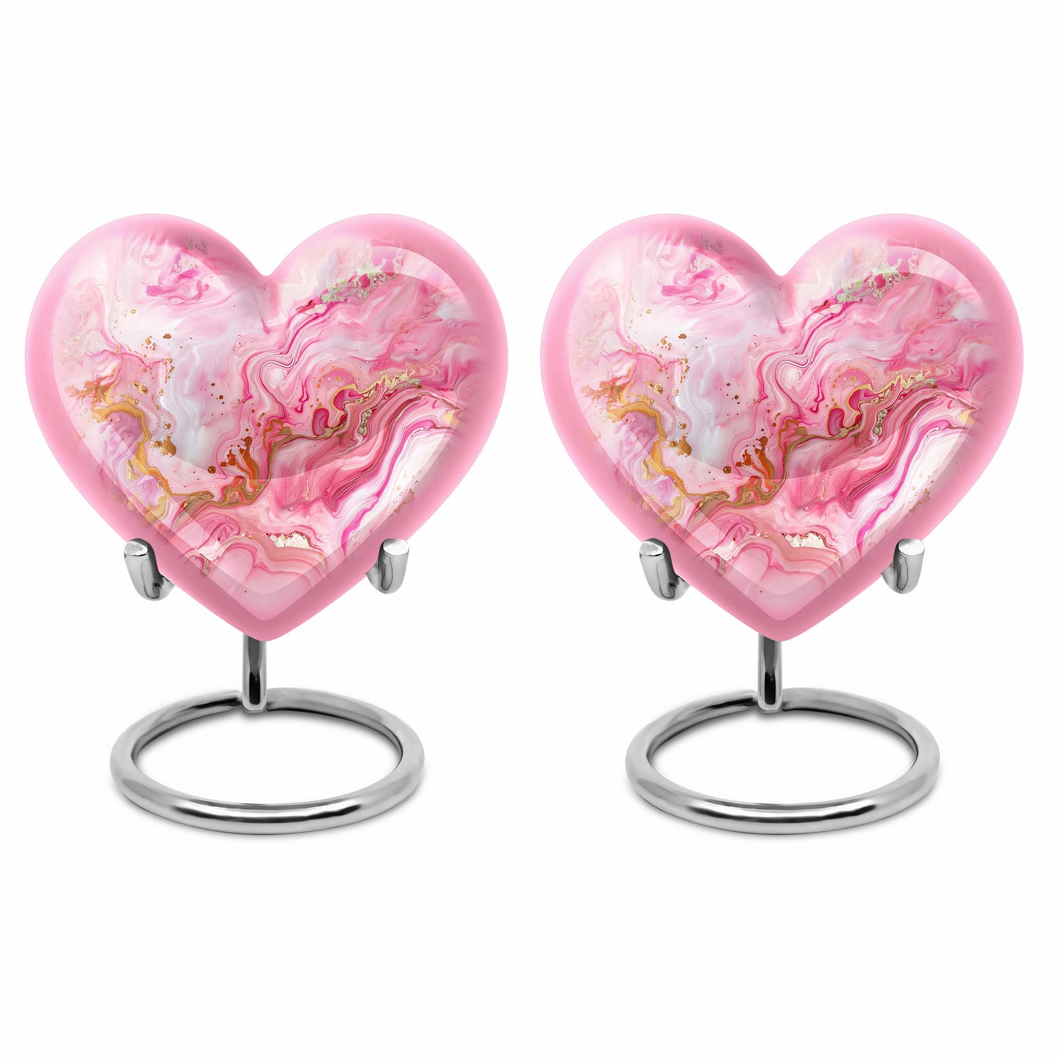 Vibrant Swirl Tribute: Adorned Cremation Urn for Cherished Women