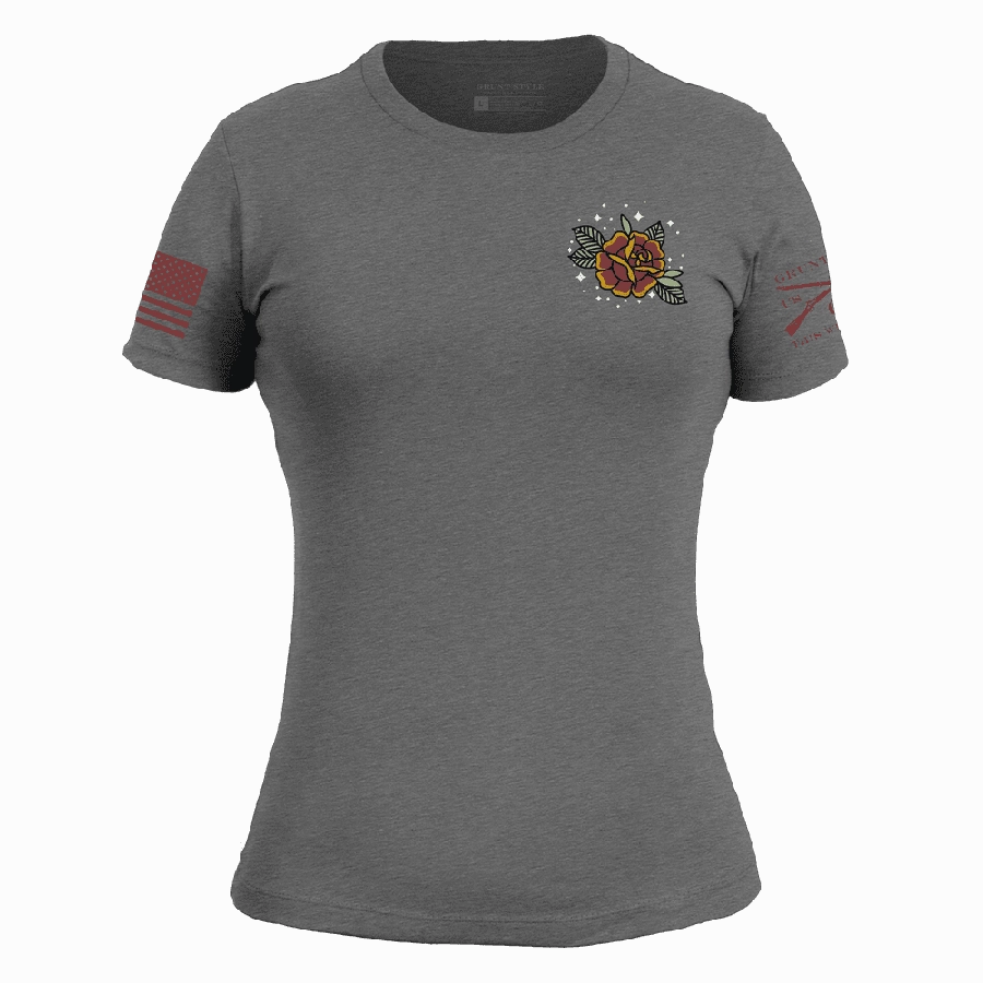 Women's Leader Of The Pride Slim Fit T-Shirt - Dark Heather Gray