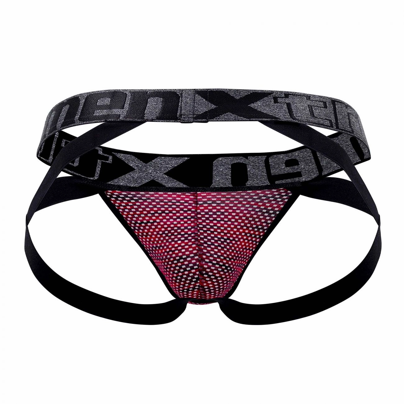 Xtremen 91099 Microfiber Mesh Jockstrap Color Red