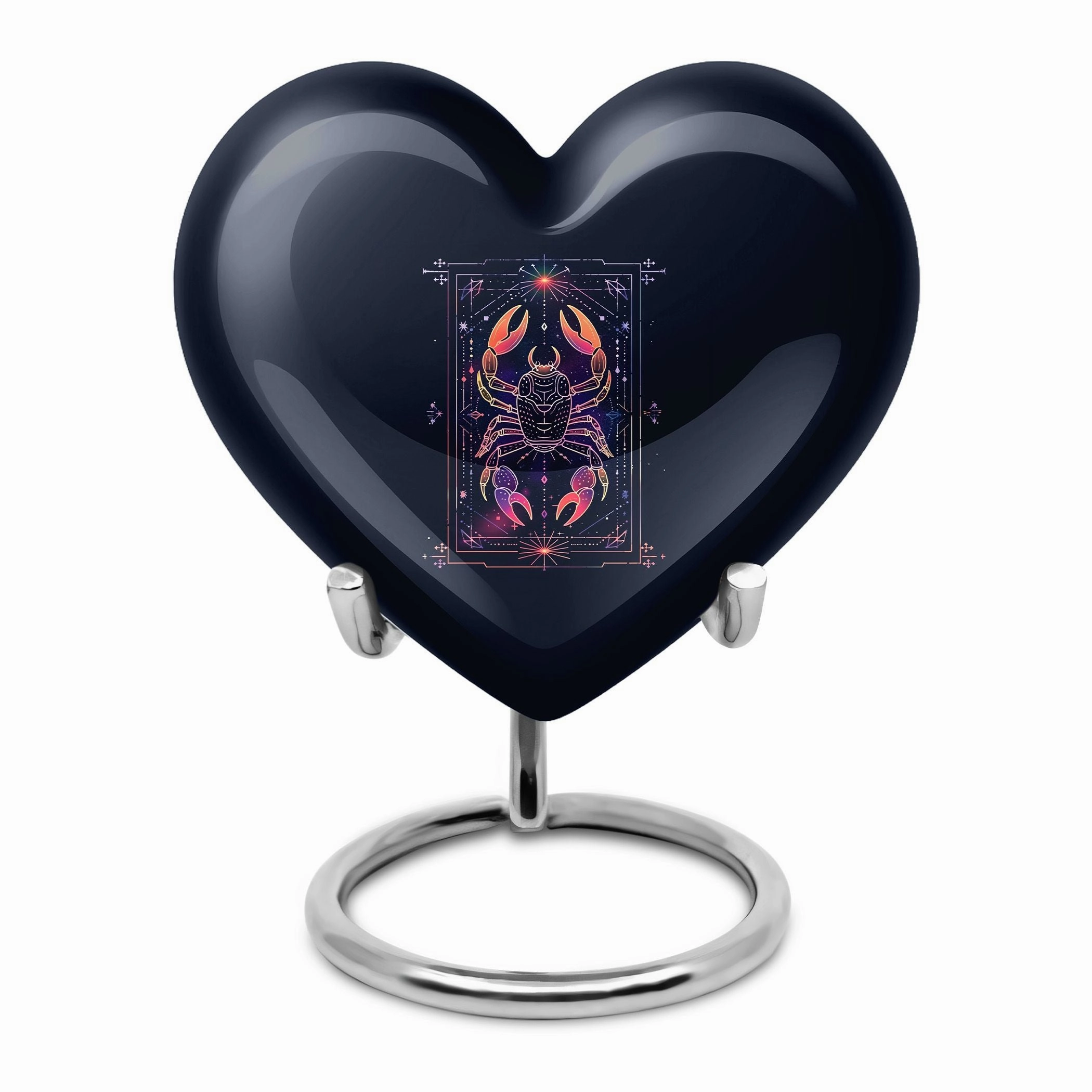 Zodiac Constellation Tribute: Pristine Aluminium Men's Cremation Urn
