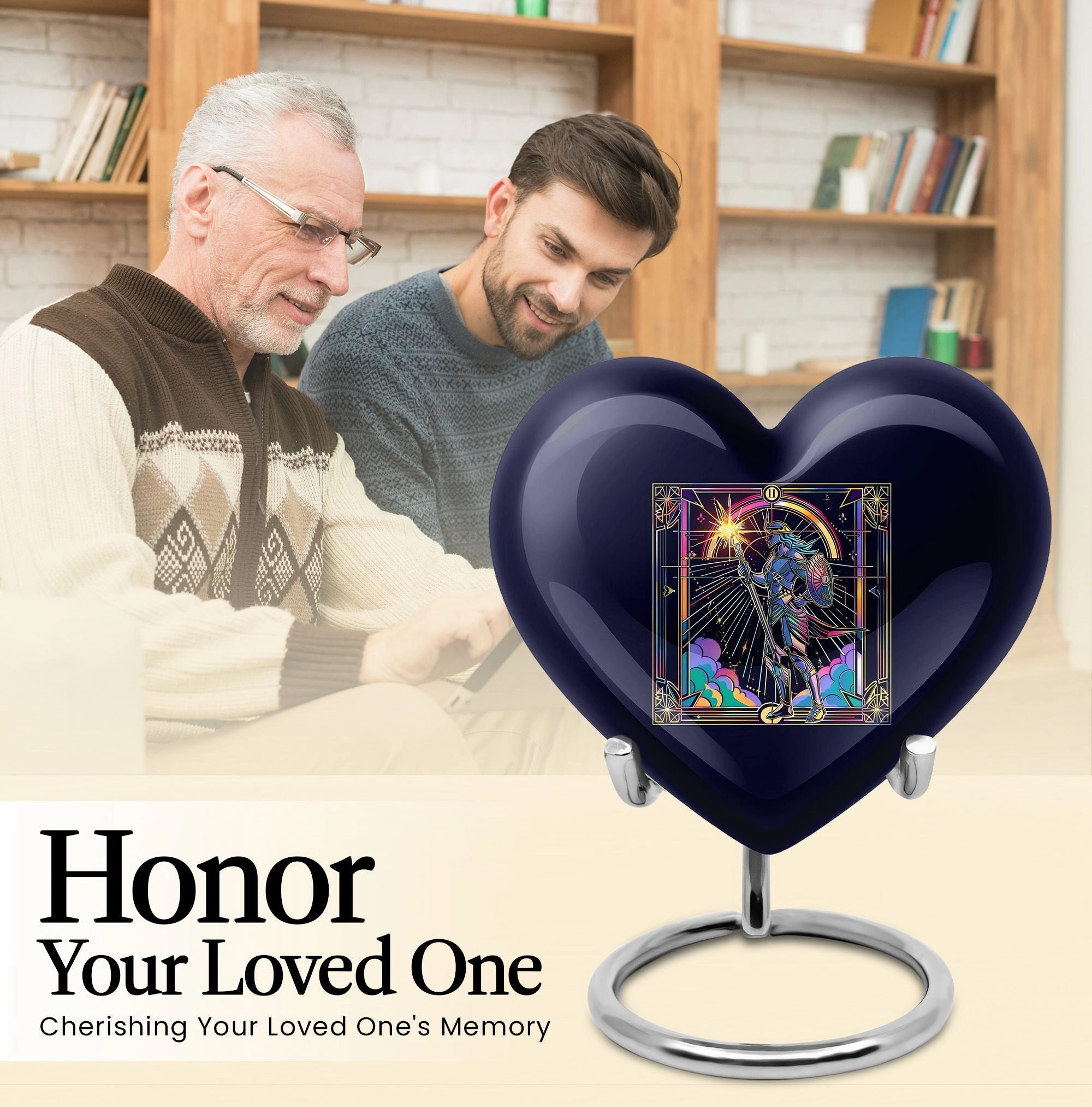 Zodiac Memorial Tribute – Large Urn ideal for Remembrance