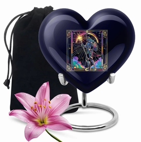 Zodiac Memorial Tribute – Large Urn ideal for Remembrance